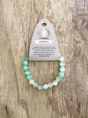 Pulsera Selenita multicolor