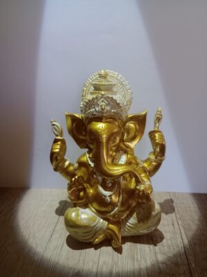 Figura Ganesha de resina (19 cm)