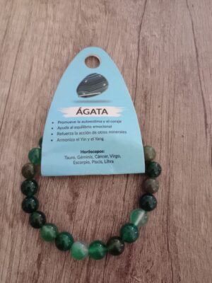 Pulsera Ágata Verde