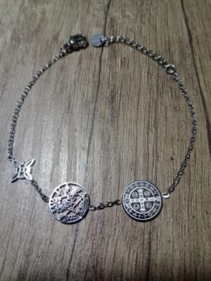 Pulsera de acero Triple Protección