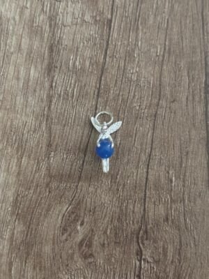 Colgante Plata Hada Ágata Azul