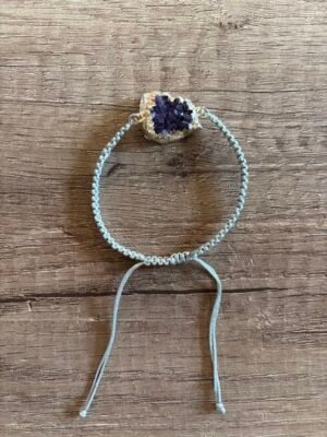 Pulsera macramé Drusa amatista