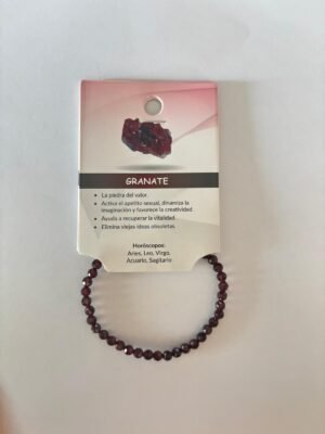 Pulsera Granate Facetada