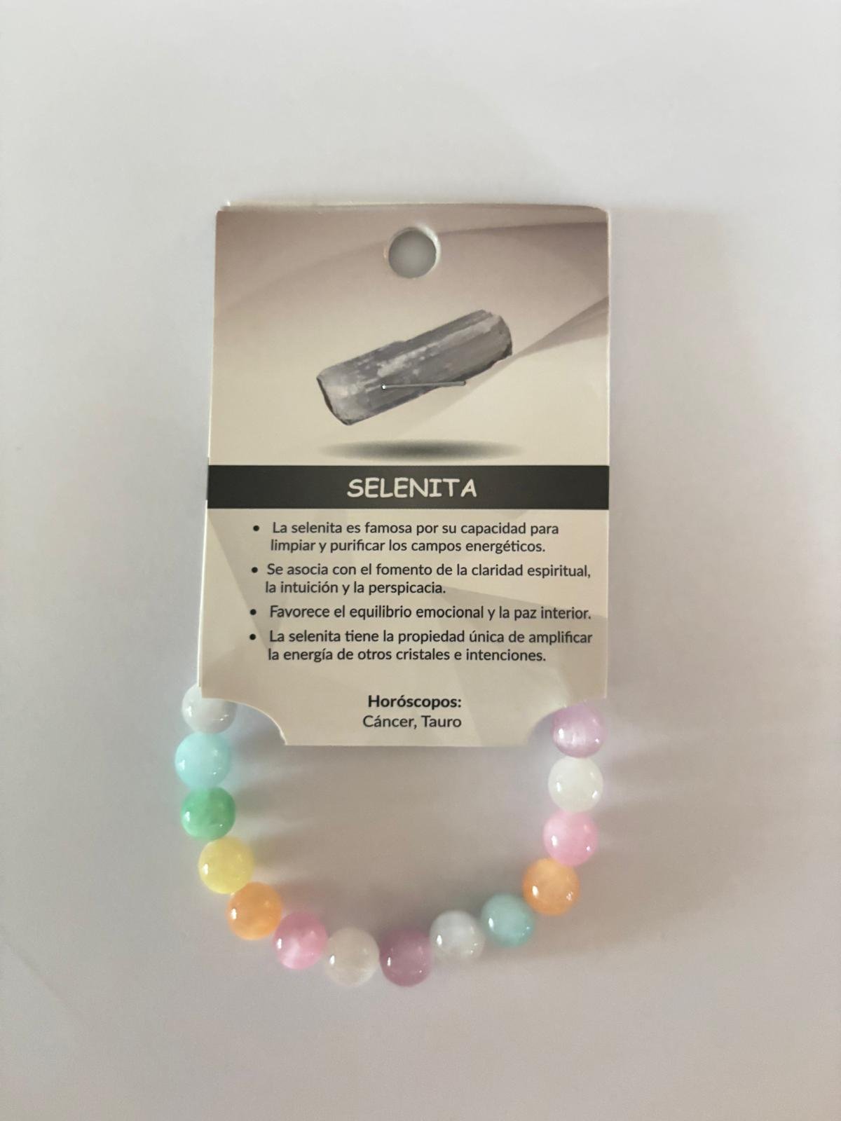 Pulsera Selenita Multicolor